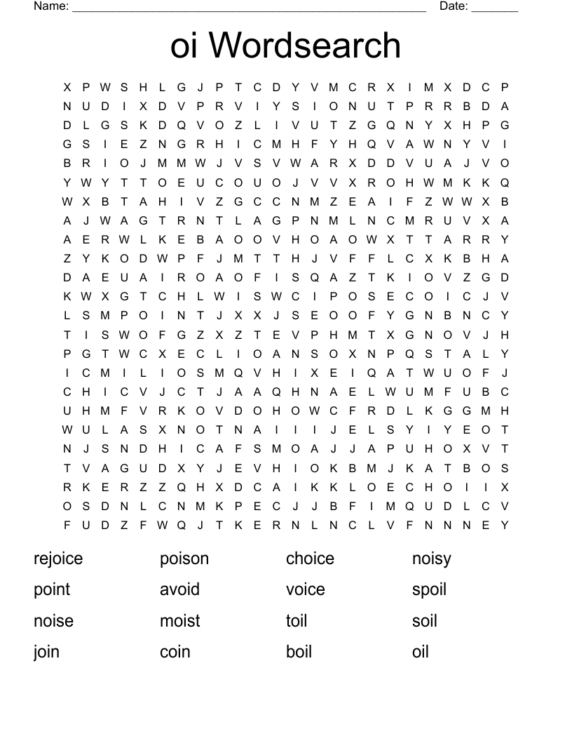 oi Wordsearch