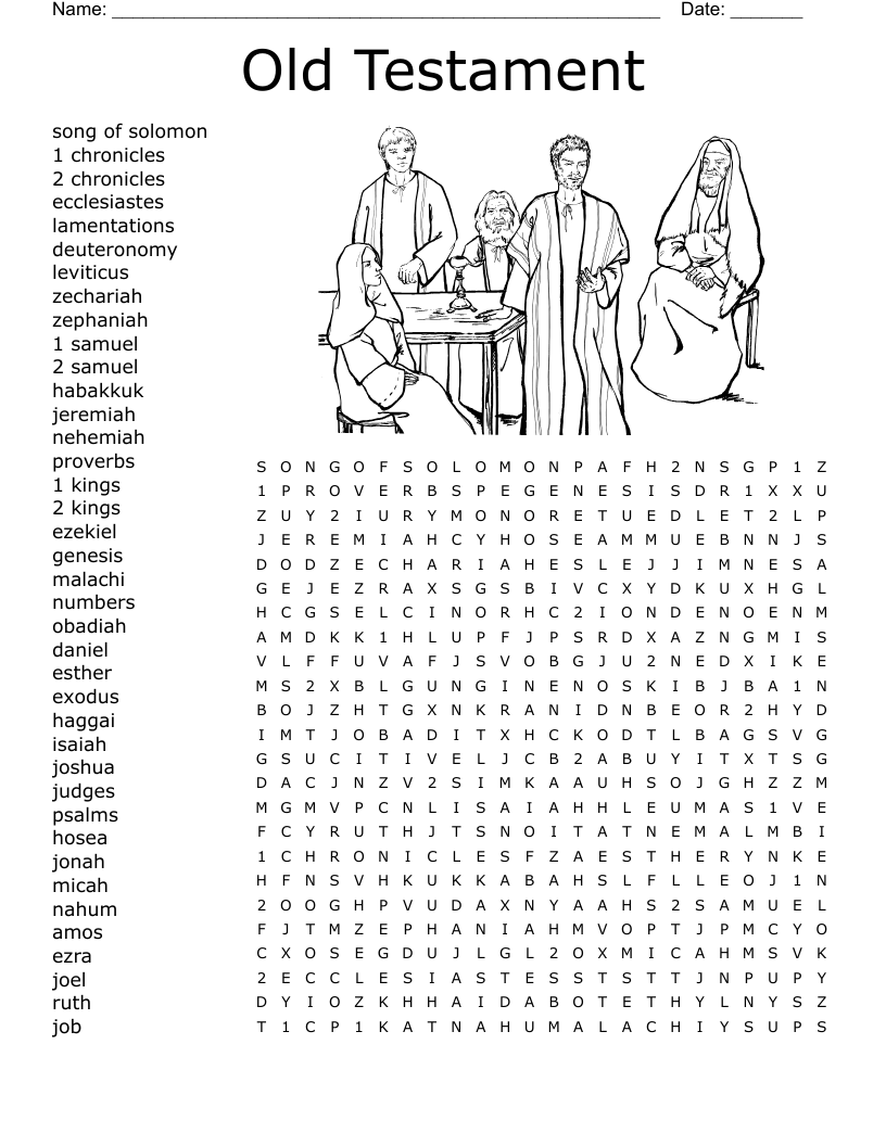Old Testament Word Search