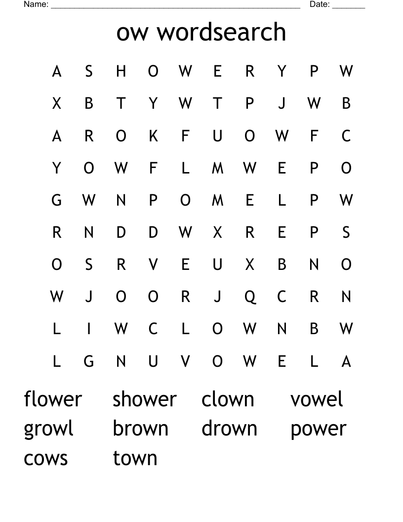 ow wordsearch