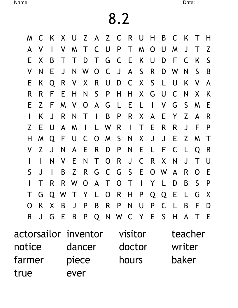 8.2 Word Search
