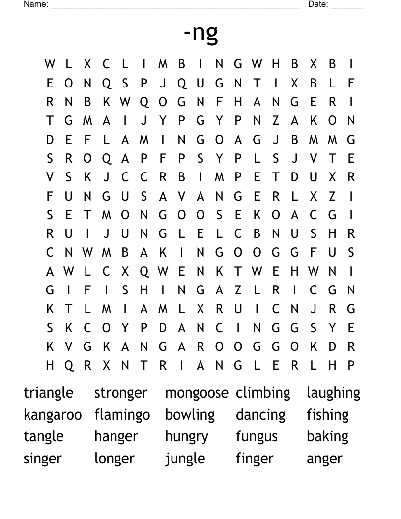 -ng Word Search