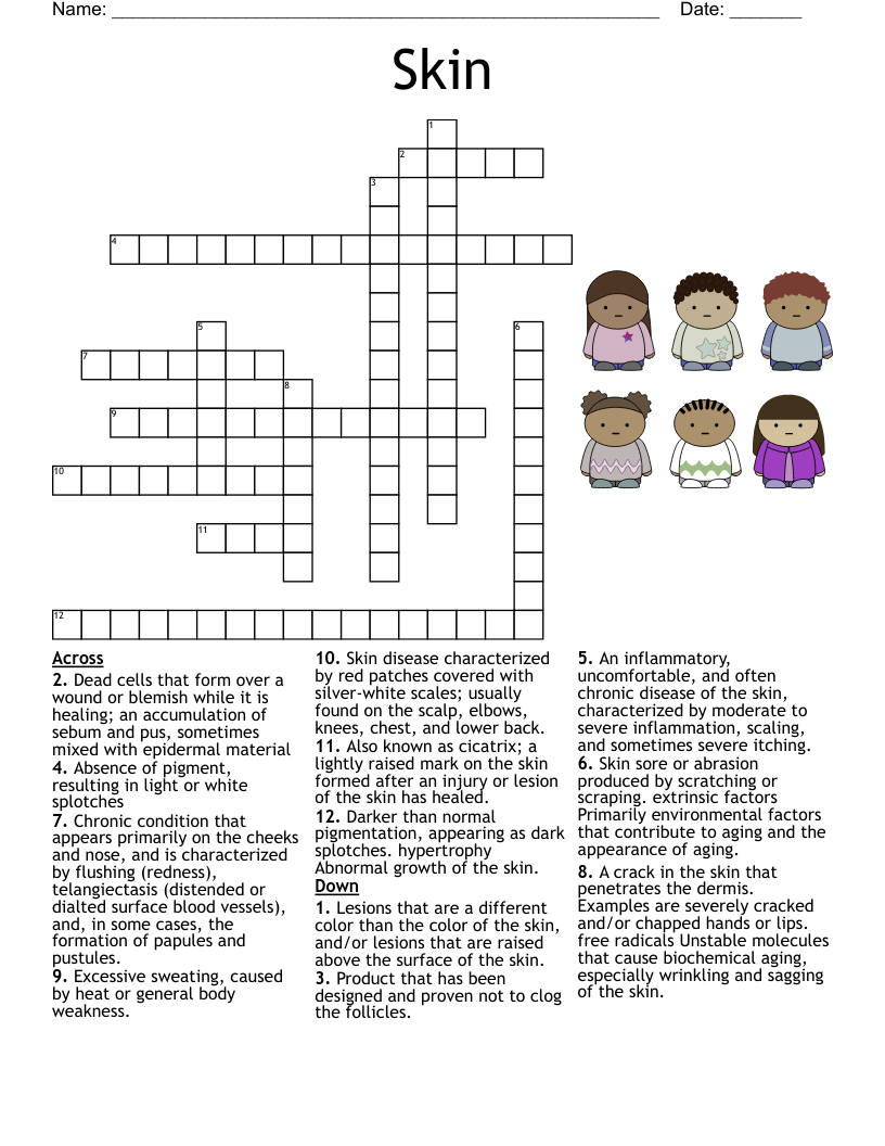 Skin Crossword