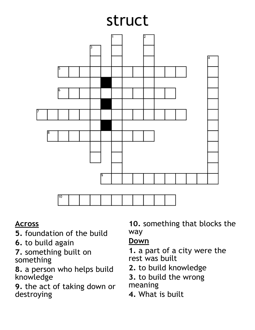 struct Crossword