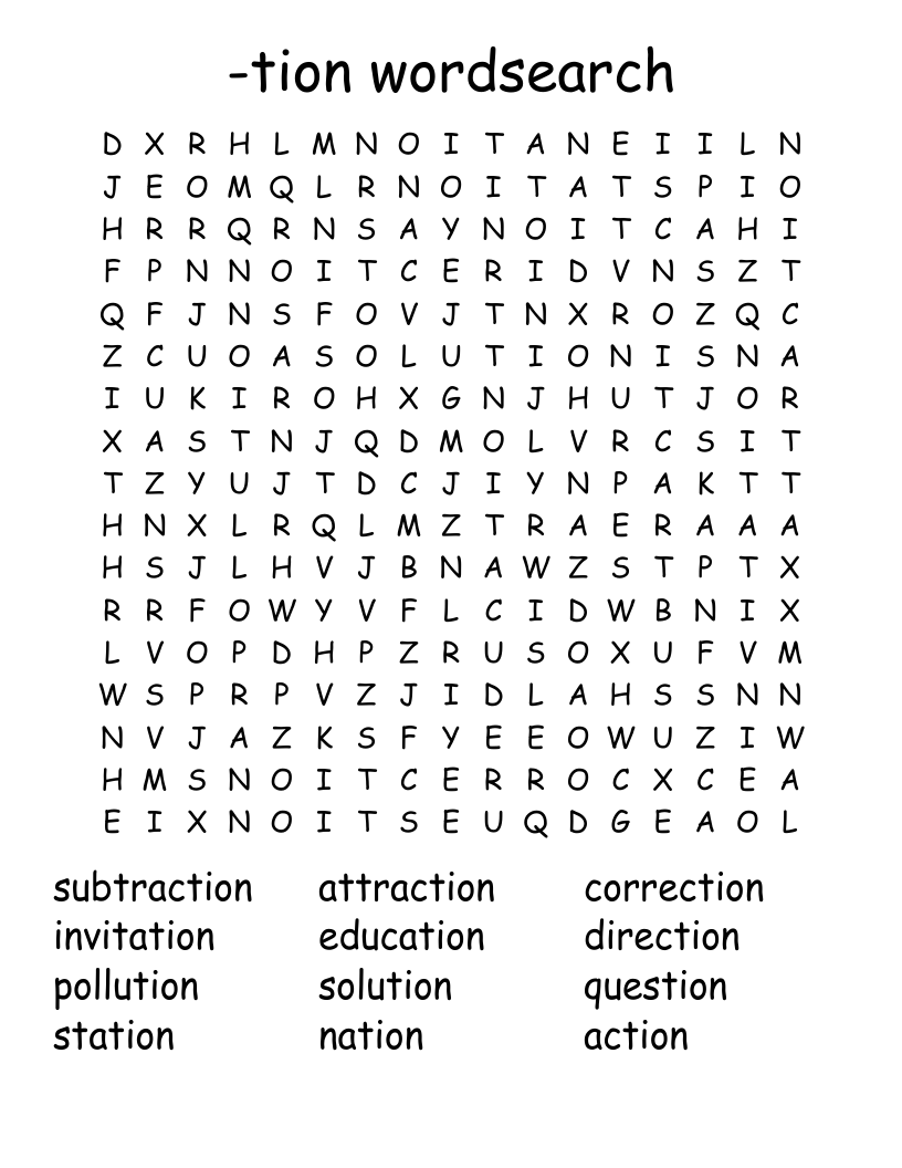 -tion wordsearch
