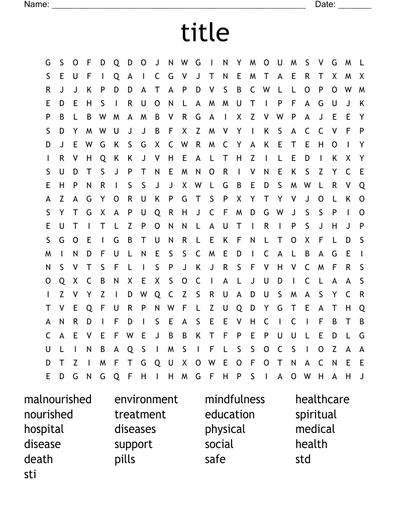 title Word Search