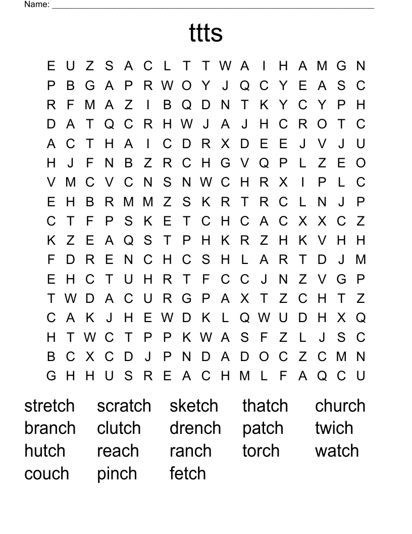 ttts Word Search