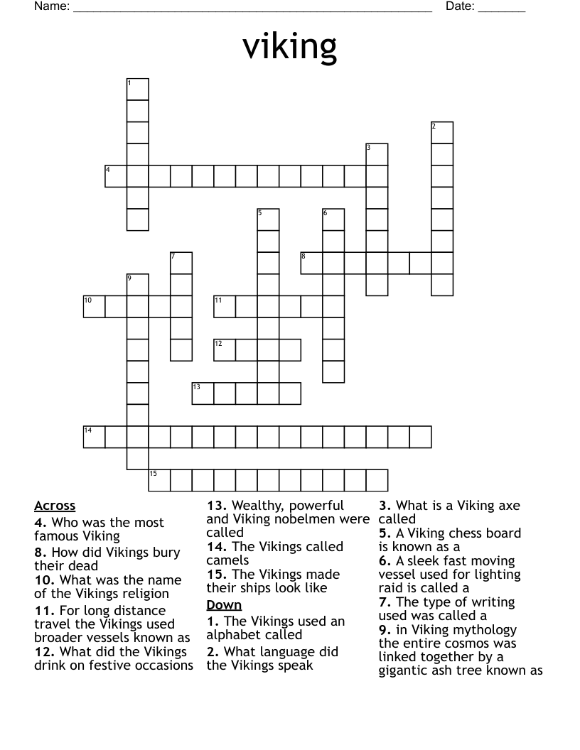 viking Crossword