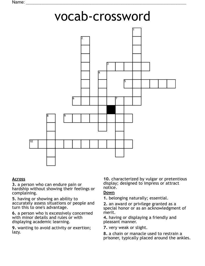 vocab-crossword