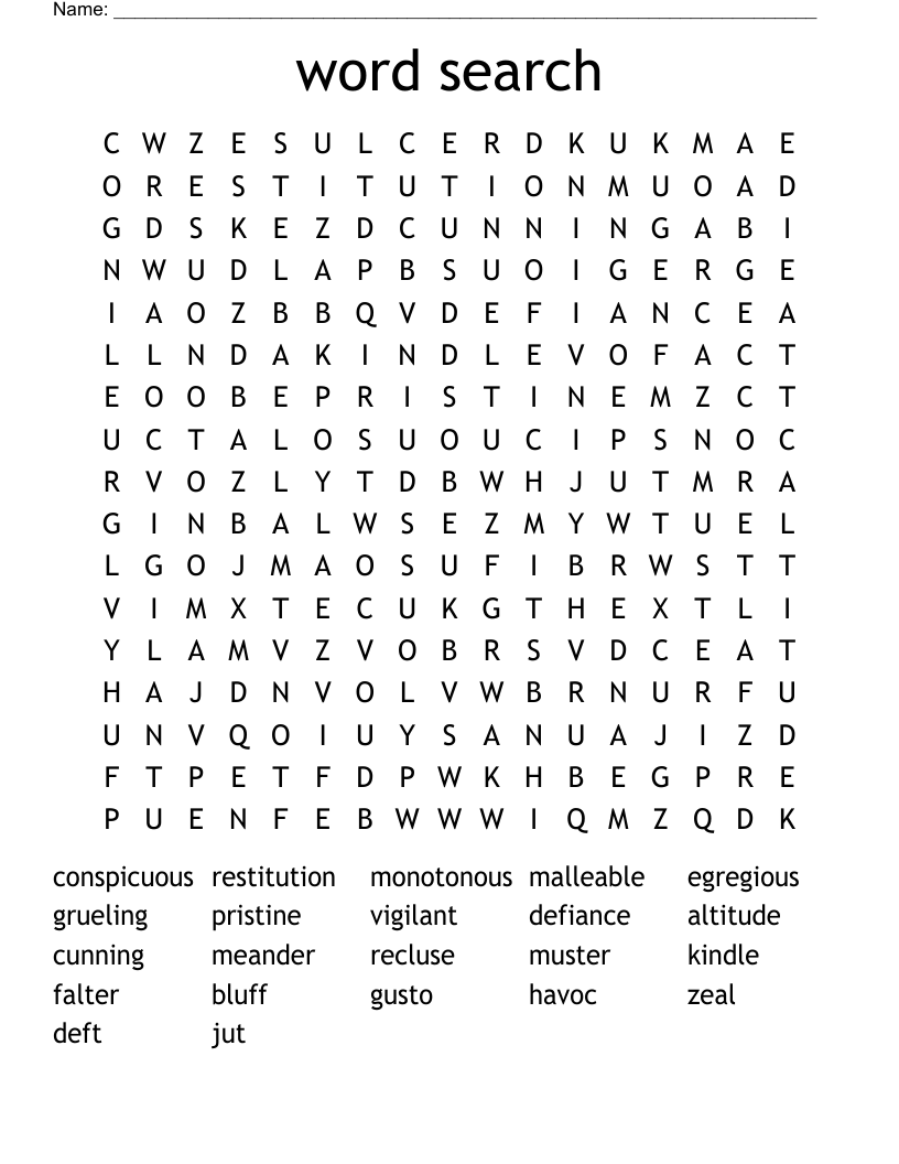 word search 