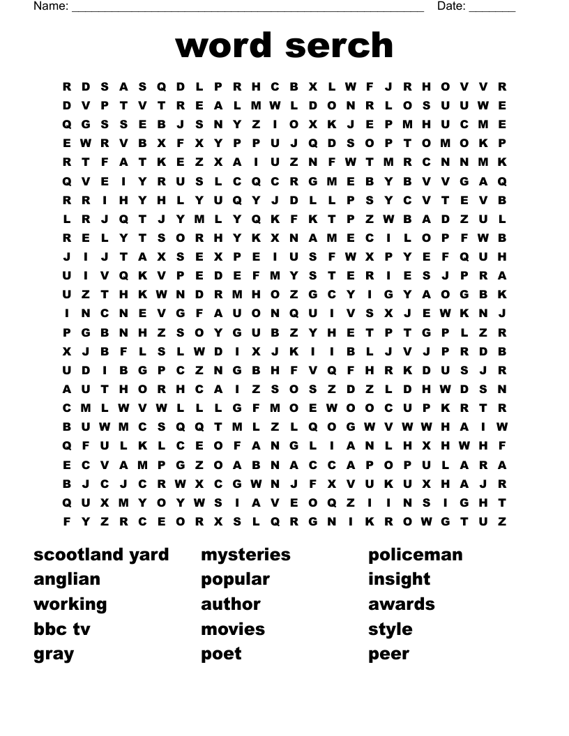 word serch Word Search