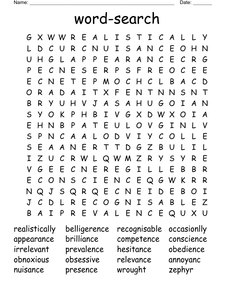 word-search Word Search
